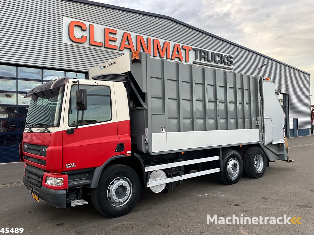 DAF FAG 75 CF 310 Manual gearbox Geesink / van Schijndel 22m³