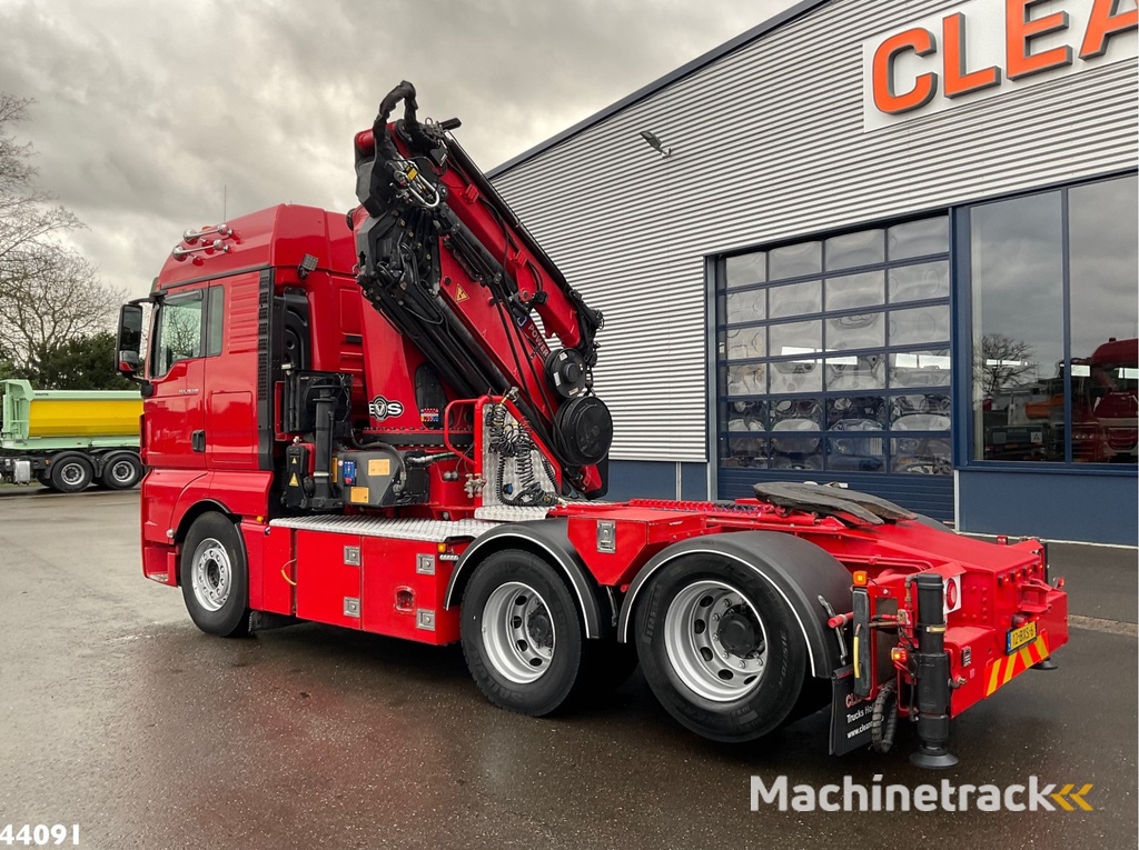 Man TGX 28.510 HMF 50 Tonmeter laadkraan + Fly-Jib