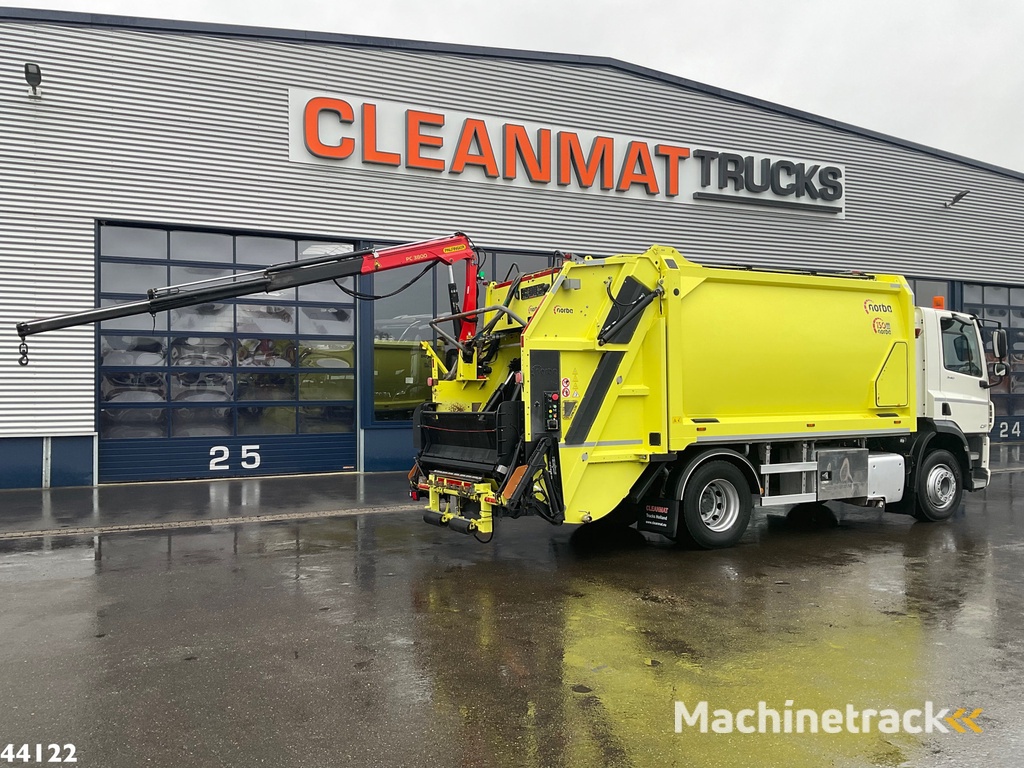 DAF FA CF 340 Euro 6 Norba 17 m³ + Palfinger 3.8 Tonmeter laadkraan + Winch