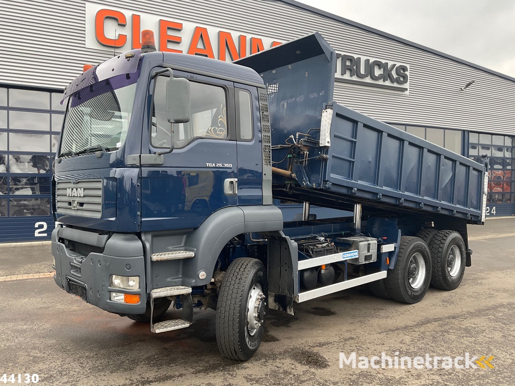Man TGA 33.363 6x6 Kipper 12m³ Manual Full steel