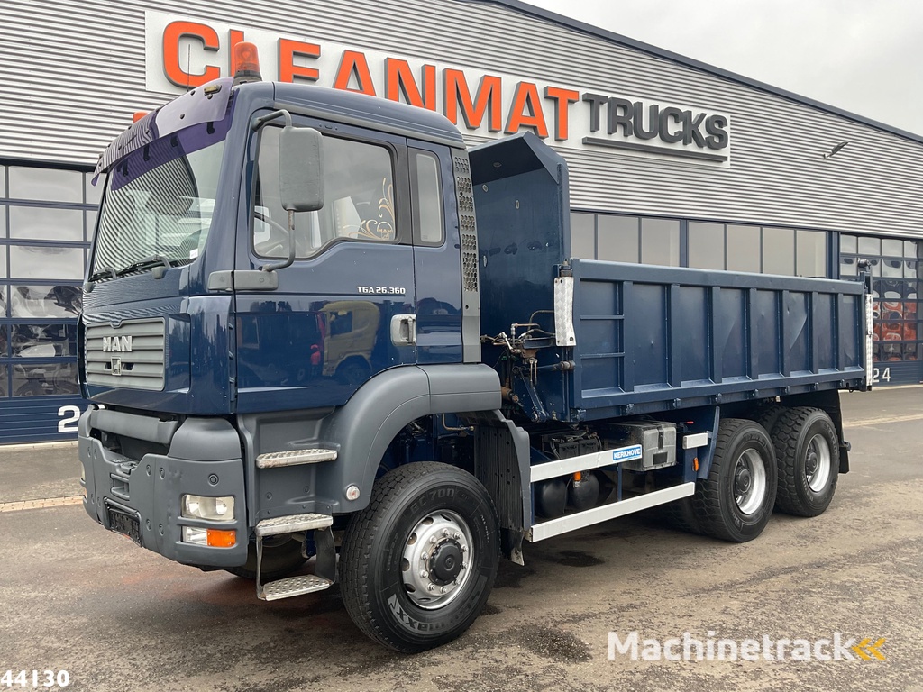 Man TGA 33.363 6x6 Kipper 12m³ Manual Full steel