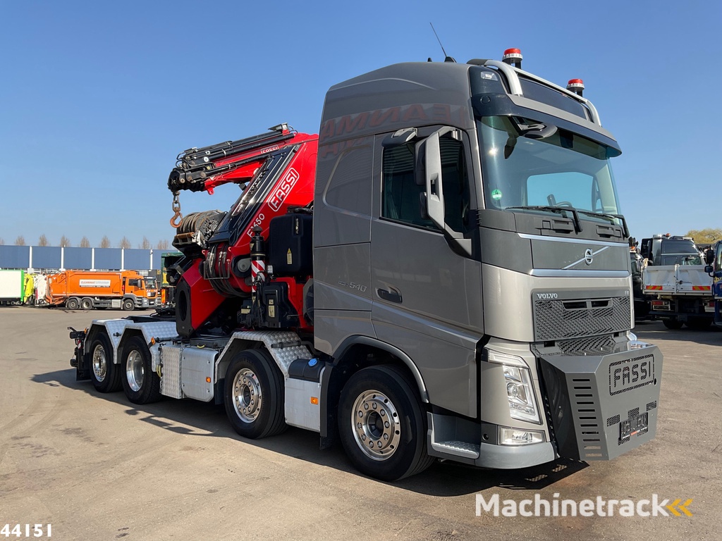 Volvo FH 540 Fassi 165 Tonmeter laadkraan + Fly-Jib Just 104.869 km!