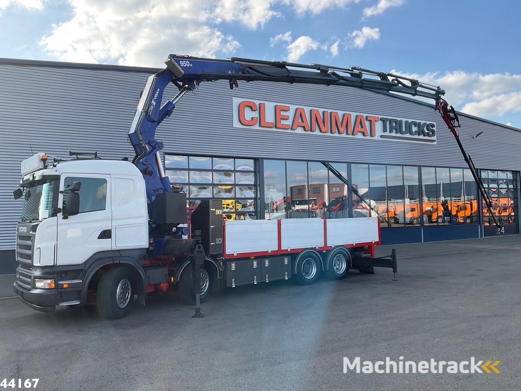 Scania R 480 Amco Veba 95 Tonmeter laadkraan + Fly-Jib