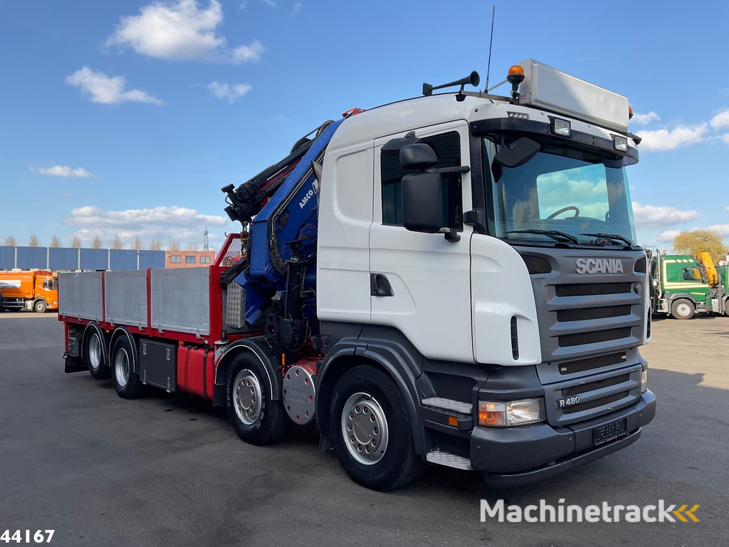 Scania R 480 Amco Veba 95 Tonmeter laadkraan + Fly-Jib