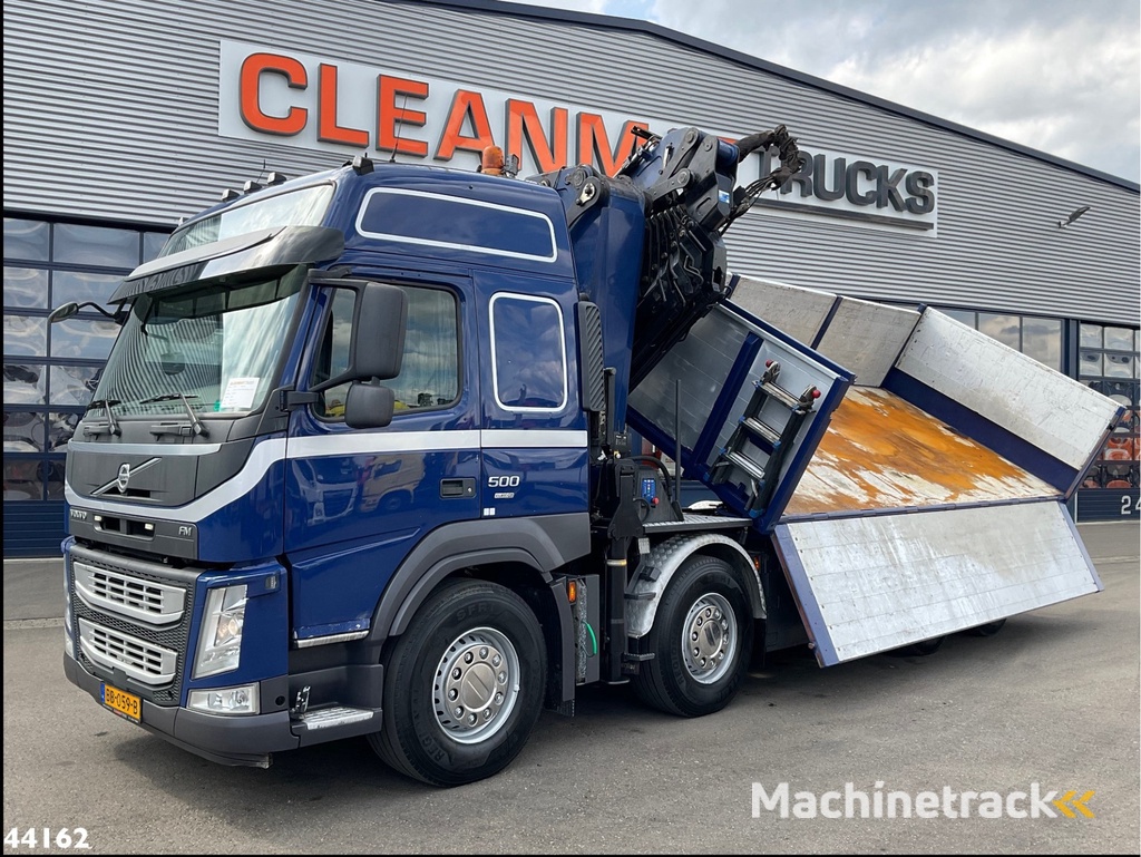 Volvo FM 500 Euro 6 HMF 50 Tonmeter laadkraan + Fly-Jib