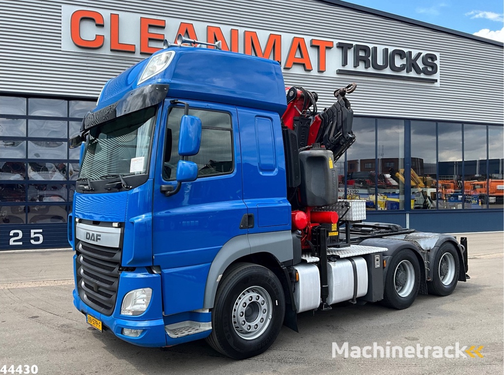 DAF FAT 85.510 6x4 Euro 6 Retarder Fassi 36 Tonmeter laadkraan