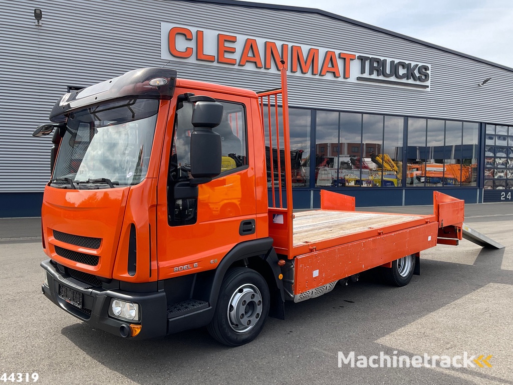 Iveco Eurocargo 80EL16 Euro 6 Autotransporter met oprijrampen Just 133.305 km!