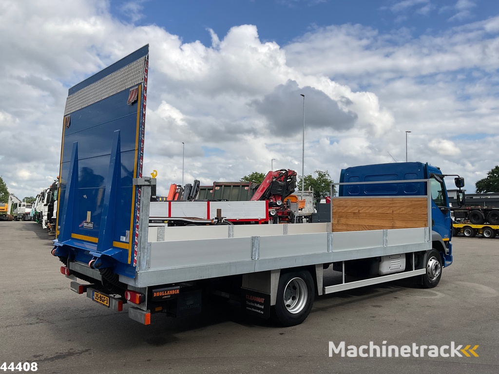 DAF FA LF 250 Euro 6 Autotransporter met laadklep