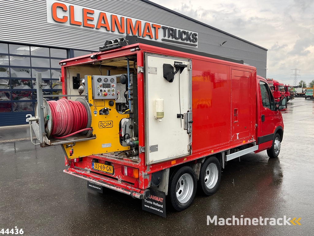 Iveco Daily 40C18 + Veldhuizen oplegger ROM Hogedrukinstallatie