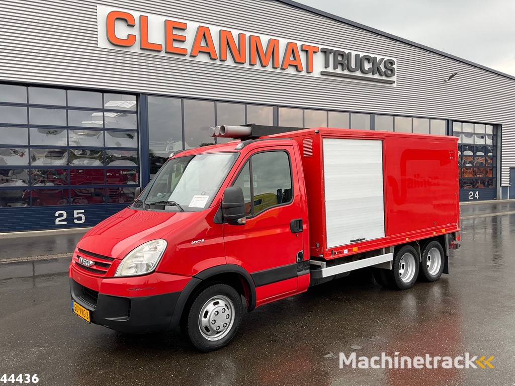 Iveco Daily 40C18 + Veldhuizen oplegger ROM Hogedrukinstallatie