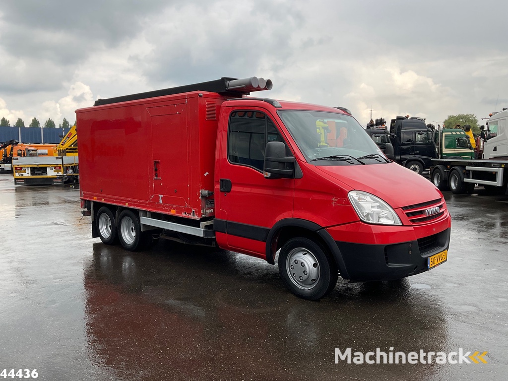 Iveco Daily 40C18 + Veldhuizen oplegger ROM Hogedrukinstallatie