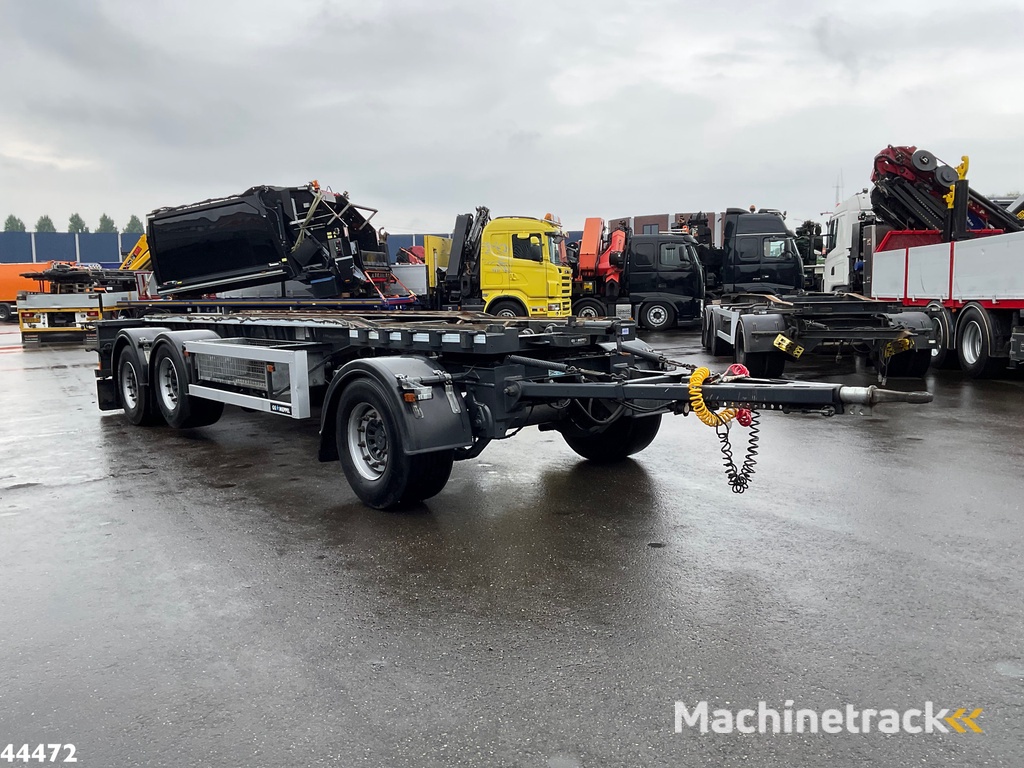 GS MEPPEL 3-assige container aanhangwagen