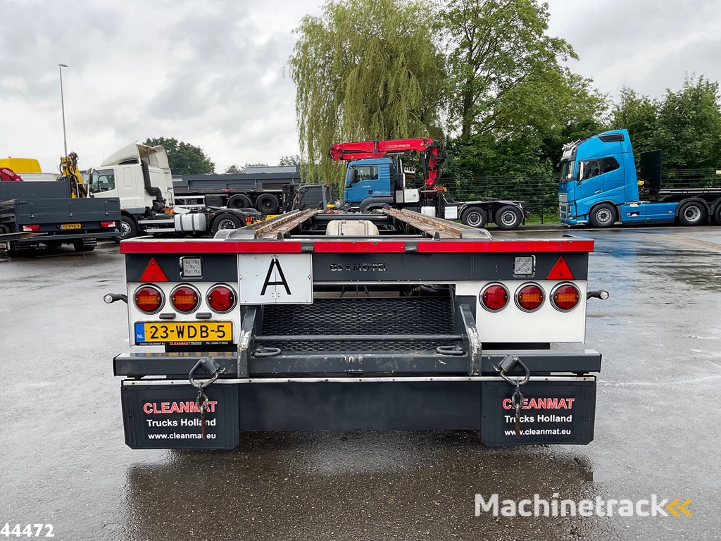 GS MEPPEL 3-assige container aanhangwagen