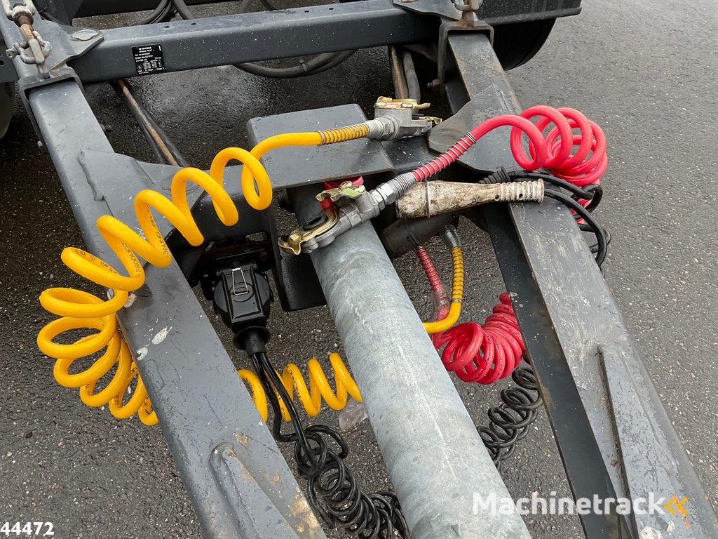 GS MEPPEL 3-assige container aanhangwagen