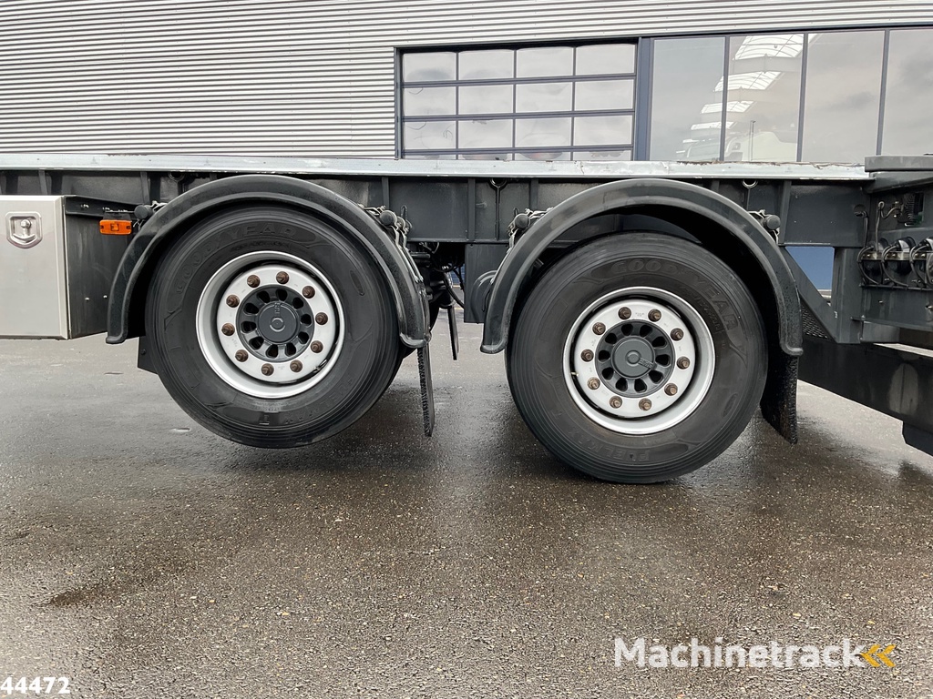 GS MEPPEL 3-assige container aanhangwagen