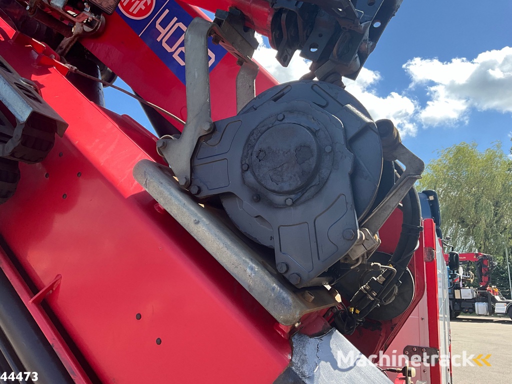 DAF FAQ CF 510 8x2 Euro 6 HMF 40 Tonmeter laadkraan + Fly-JIb