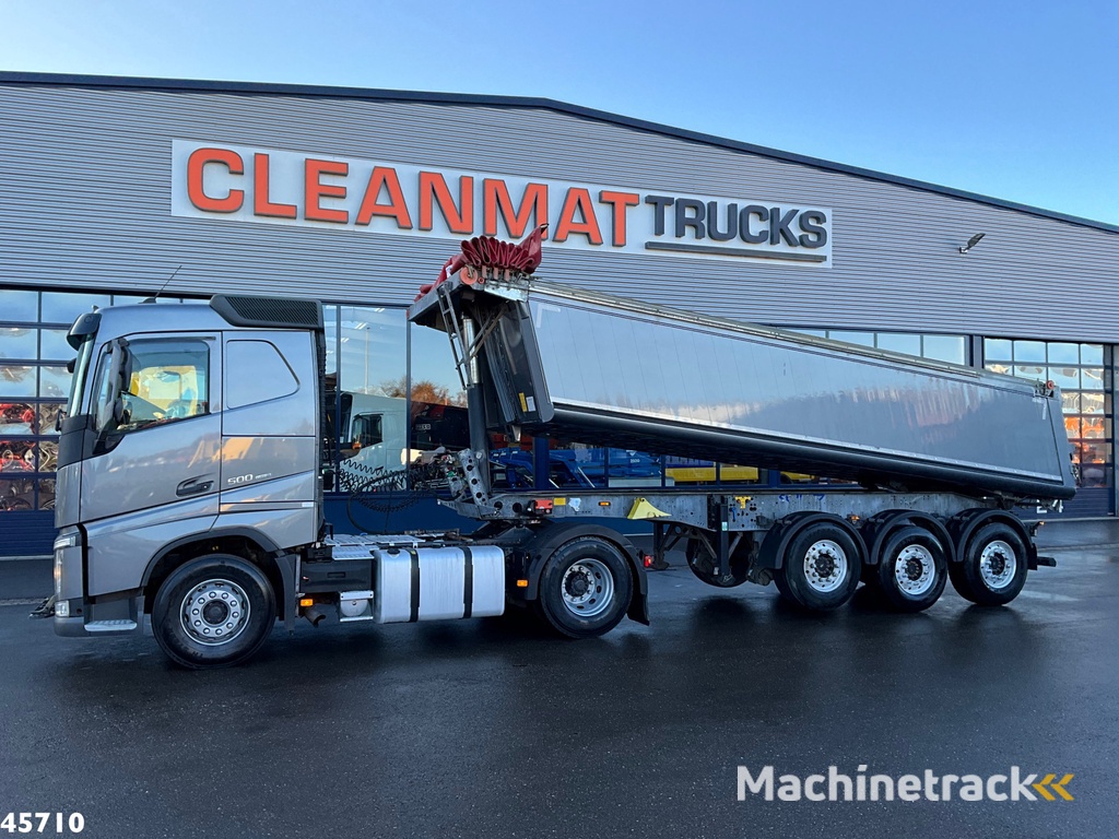 Volvo FH 500 Euro 6 Kiphydrauliek + Schmitz Cargobull 24m³