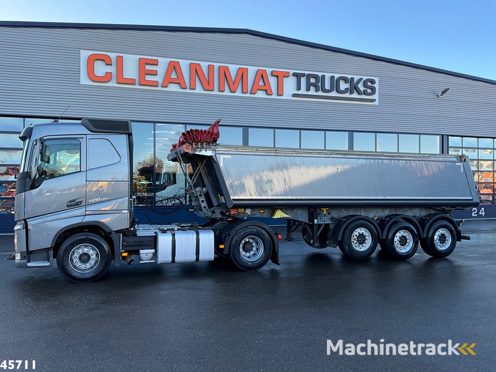 Volvo FH 500 Euro 6 Kiphydrauliek + Schmitz Cargobull 24m³