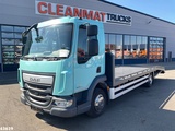 Minituur van DAF LF 180 Euro 6 Autotransporter met oprijplaten Just 136.604 km!