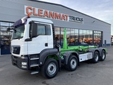 Minituur van MAN TGA 41.440 8x4 Full Steel AJK 26 Ton Haakarmsysteem