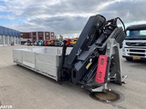 Minituur van Laadplateau met Hiab 28 Tonmeter laadkraan