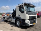 Minituur van Volvo FE 350 6x2 HMF 19 Tonmeter laadkraan New and Unused!