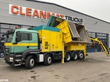 Minituur van Man TGS 35.480 10x4  RSP Tridem Saugbagger 10m³