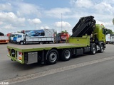 Minituur van Scania R 420 8x2 manual Palfinger 85 Tonmeter laadkraan + Fly-Jib