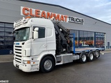 Minituur van Scania R 560 V8 8x4 Retarder Hiab 47 Tonmeter laadkraan + Fly-Jib!