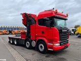 Miniaturansicht von Scania R620 V8 8x4 Hiab 105 Ton/meter laadkraan + Fly-Jib!