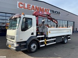 Minituur van DAF FA 55 LF 220 HMF 10 Tonmeter laadkraan Just 119.287 km!