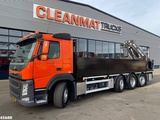 Minituur van Volvo FM 420 Euro 6 8x2 Hiab 40 Tonmeter laadkraan Just 193.727 km!