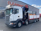 Minituur van Scania R 480 Amco Veba 95 Tonmeter laadkraan + Fly-Jib