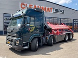 Minituur van Volvo FMX 540 8x4 Euro 6 Hiab 28 Tonmeter laadkraan