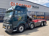 Minituur van Volvo FMX 540 8x4 Euro 6 Hiab 28 Tonmeter laadkraan