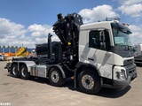 Minituur van Volvo FMX 500 8x4 Euro 6 Hiab 65 Tonmeter laadkraan + Multilift 25 Ton haakarmsysteem NEW AND UNUSED!