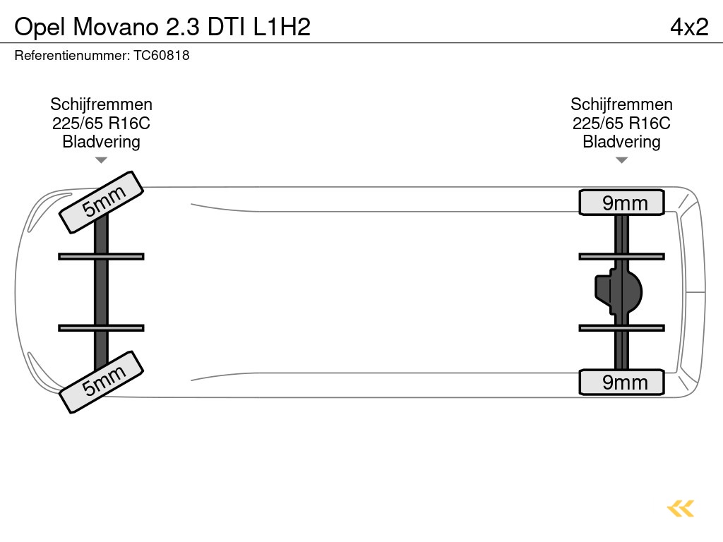 Opel Movano 2.3 DTI L1H2
