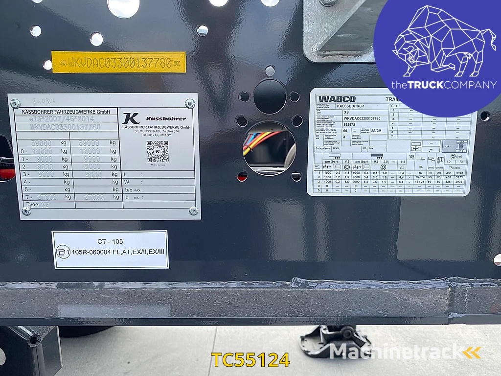 Kässbohrer SHF T 20 Container Transport