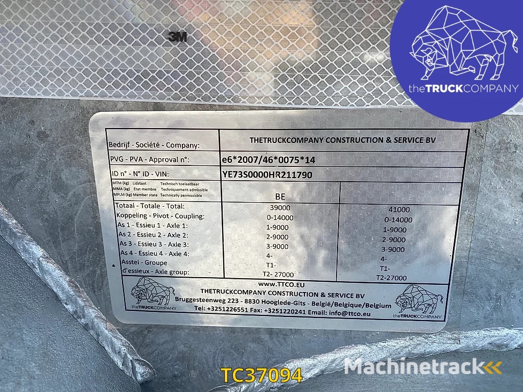 Hoet Trailers HT.SHG.L Container Transport