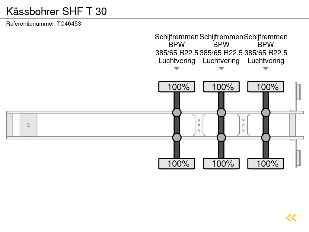 Kässbohrer SHF T 30 Container Transport