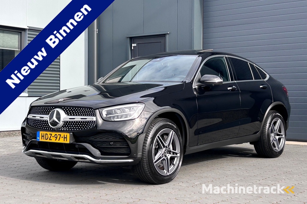 Mercedes-Benz GLC-klasse Coupé 300e 4MATIC Business Solution AMG SCHUIFDAK CARPLAY LEER KEYLESS 360 CAMERA