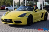 Minituur van Porsche 718 Boxster S 2.5 RACING YELLOW! SPORT CHRONO 20" PDLS