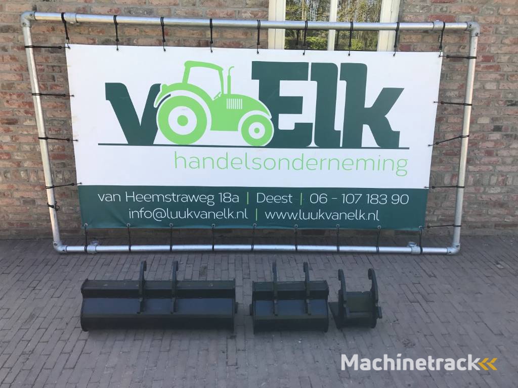 Nieuwe Set CW00 bakken voor Minigraver / Mini graver