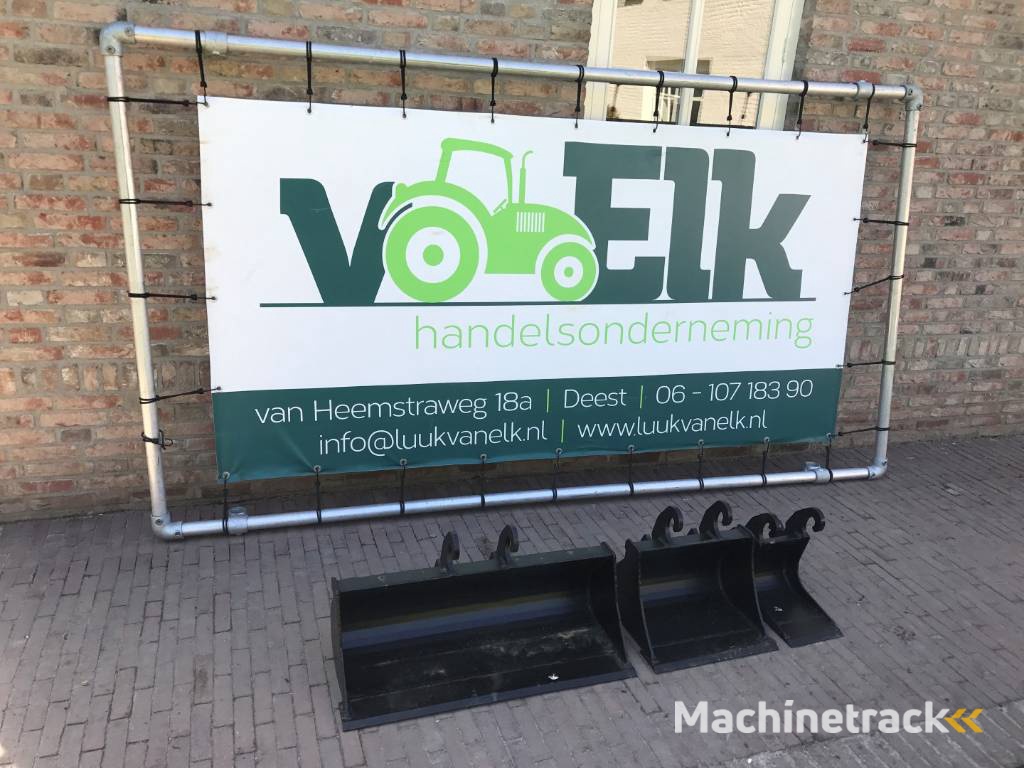 Nieuwe Set CW00 bakken voor Minigraver / Mini graver