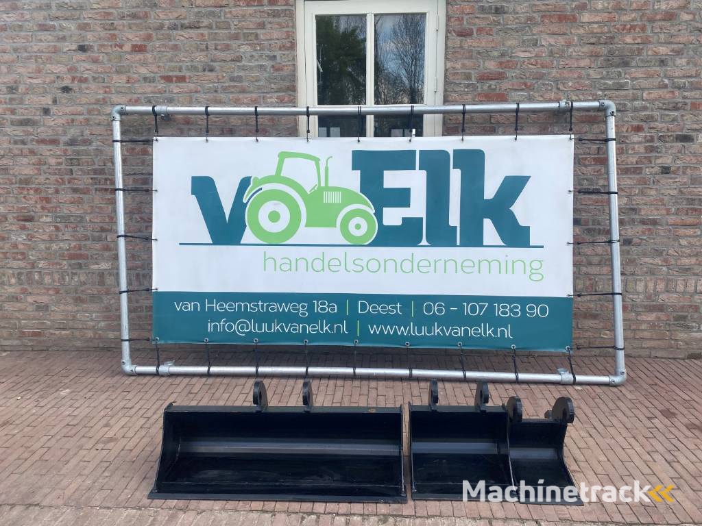 Nieuwe Set CW05 bakken voor Minigraver