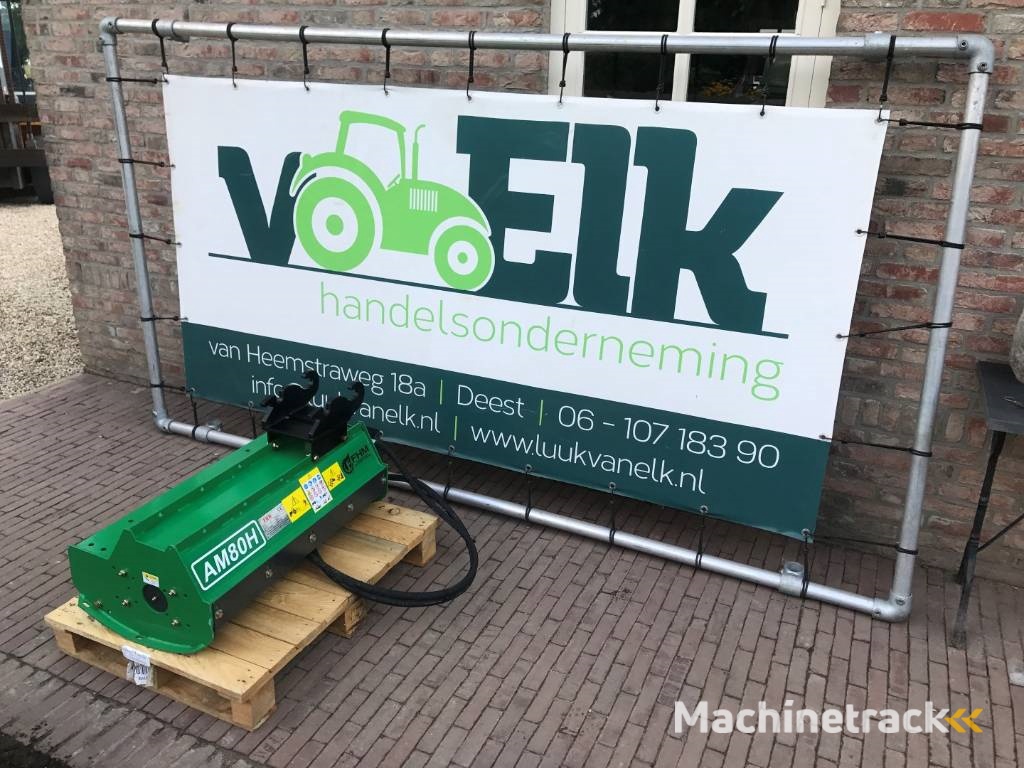 Nieuwe Klepelmaaier AM80 voor Minigraver CW05 / CW