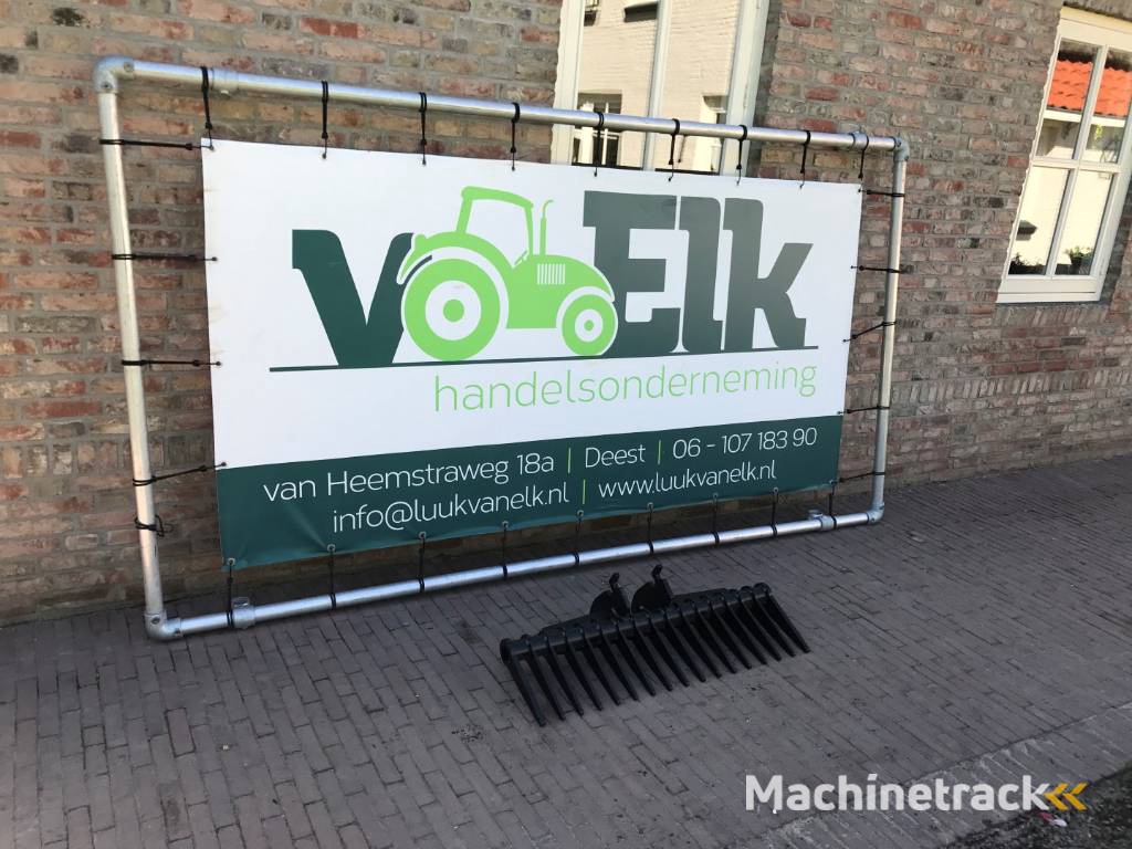 Nieuwe Egaliseerhark / Hark CW00 en CW05 voor Minigraver