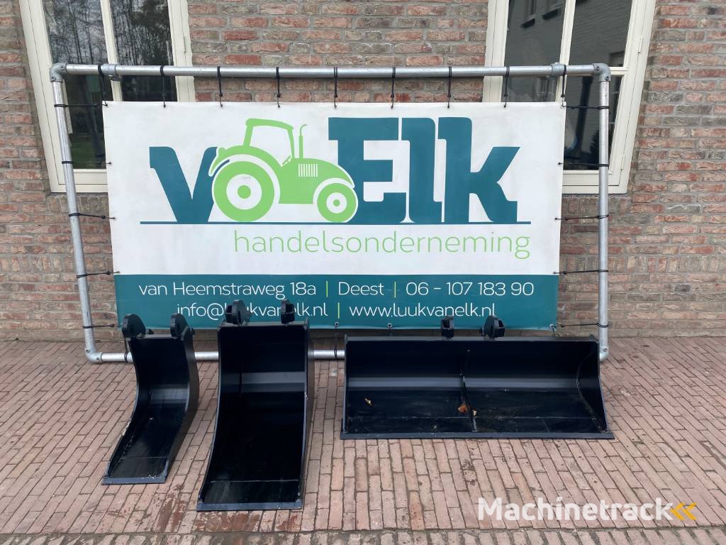 Nieuwe Set CW05 bakken voor Minigraver