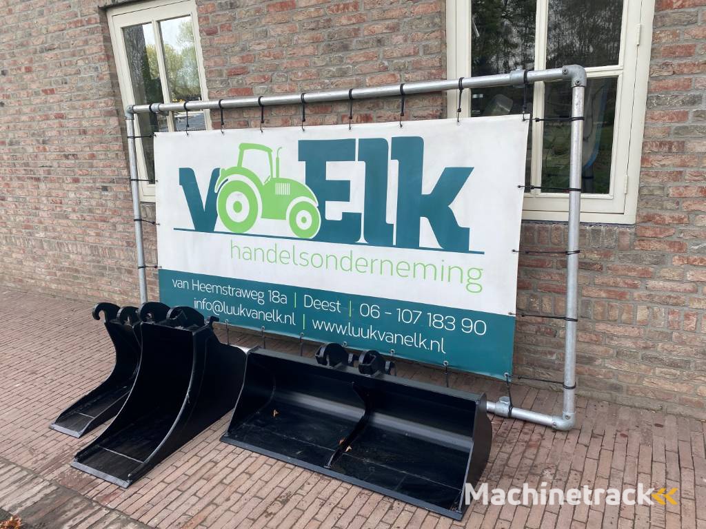 Nieuwe Set CW05 bakken voor Minigraver