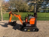 Minituur van Doosan DX10Z Minigraver / Mini Graver